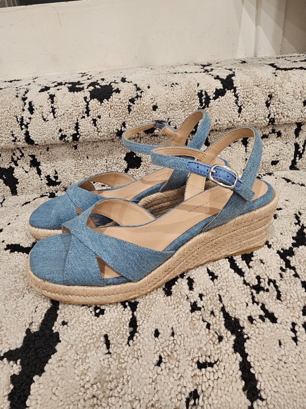 Stuart Weitzman Miami Espadrille Wedge Sandal - Picture 8 of 8